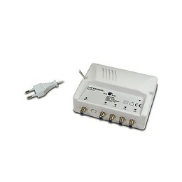 Amplificateur int. 30dB réglable 4 sorties fiches F avec filtre 4G