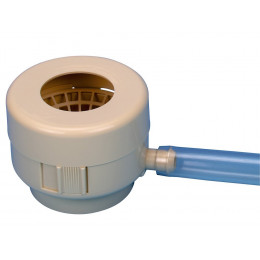 Collecteur eaux pluviales pour tube descente D80-100 gris sable