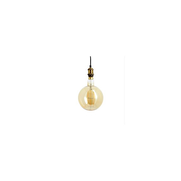 Ampoule Led Déco Globe Giant (xxl) Au Verre Ambré, Culot E27, 8w Cons. (60w Eq.), 800 Lumens, Lumière Blanc Chaud