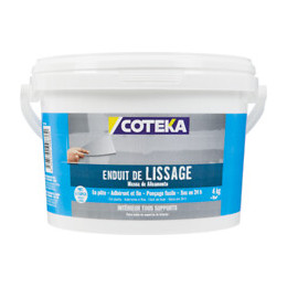 Enduit de lissage pâte 4 kg  COTEKA