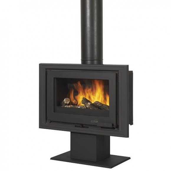 Poêle à bois 85kW Beaufay Anthracite
