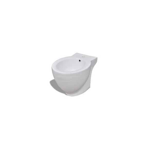 Bidet Rond Céramique Haute Qualité Blanc - Blanc