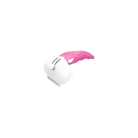 Foolee Brosse Easee Small - Rose - 4,5 Cm - Pour Chien