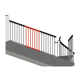 Ballustrade d'étage, pack suite 1ml