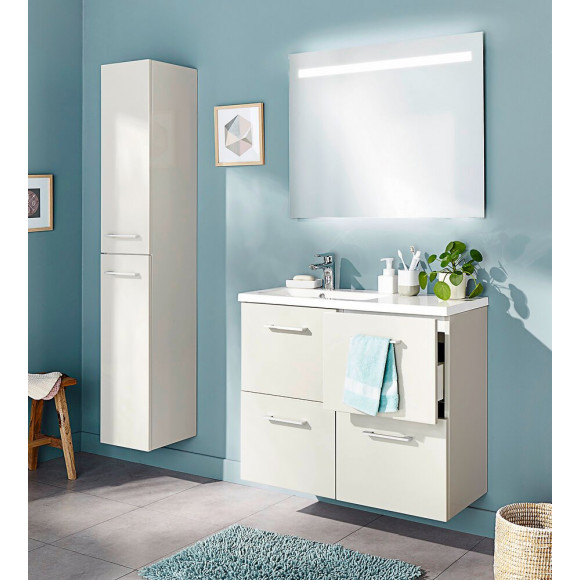 Colonne sable MDF 2 portes 170X30X30 cm