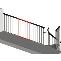 Ballustrade d'étage, pack suite 1ml
