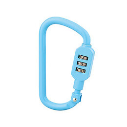 Mousqueton a combinaison 3 viroles