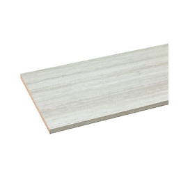 Plan de travail postformé 3050x635x38mm Travertin gris