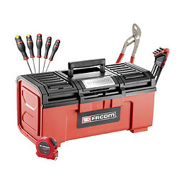 BOITE A OUTILS FACOM + 16 OUTILS