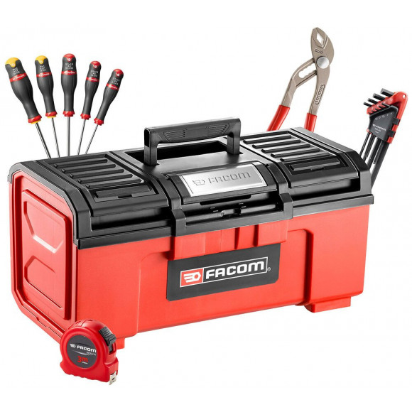BOITE A OUTILS FACOM + 16 OUTILS