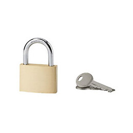 Cadenas laiton 45mm anse acier 2 clés
