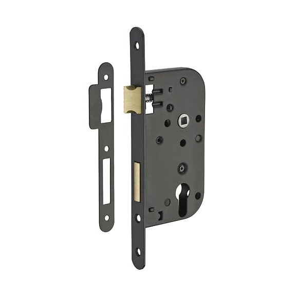 Boitier serrure encastrer axe 50mm cylindre réversible