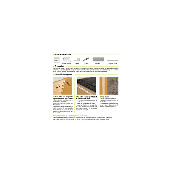 Rouleau liège aggloméré naturel 8mx0,5m épaisseur 2mm