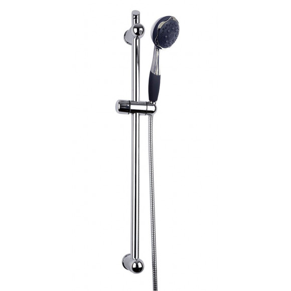 Kit douchette + barre 5 jets chrome