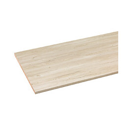 Plan de travail postformé 3050x635x38mm Chêne impérial