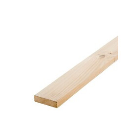 Planche sapin brut bord arrondi 25x100mm L.2.40m