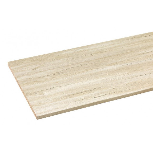 Plan de travail postformé 3050x635x38mm Chêne impérial