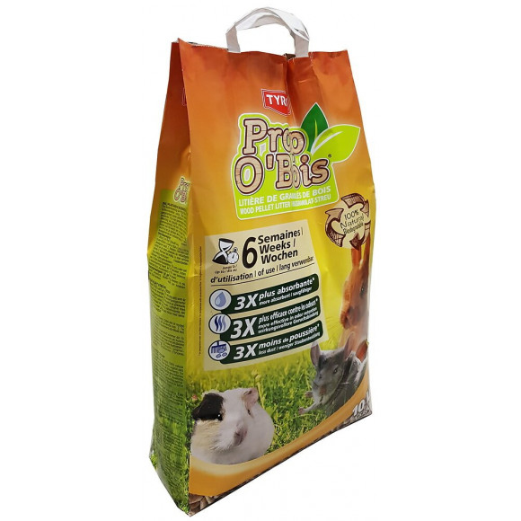 Litière pour rongeurs PROP'O BOIS 10 litres TYROL
