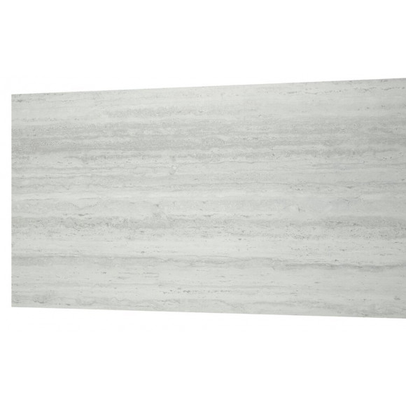 Crédence réversible 3015x600x12mm Travertin/Chêne imp.