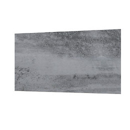 Crédence réversible 3015x600x12mm Béton blc/Anthracite