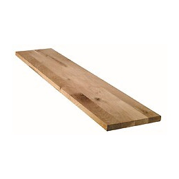 Tablette chêne massif lamellé collé 200x60cm épaisseur 18mm