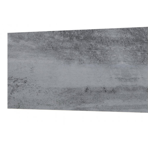 Crédence réversible 3015x600x12mm Béton blc/Anthracite