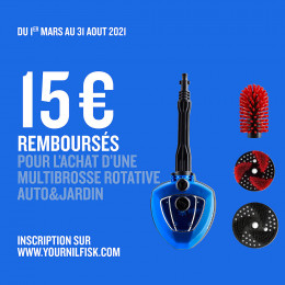 Multi Brosse rotative jardin NILFISK