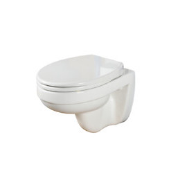 Cuvette wc suspendu sans bride 2/2 blanc