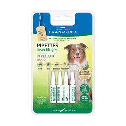Pipettes insectifuges chien 20-40kg x4