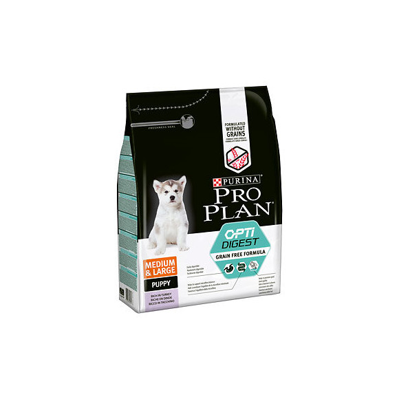 Medium and Large Puppy 2.5kg OPTIDIGEST Grain Free dinde