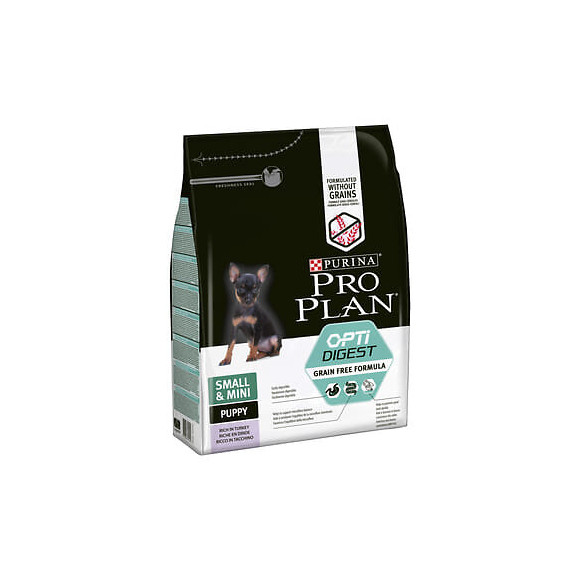 SMALL and MINI PUPPY 2.5KG OPTIDIGEST GRAIN FREE DINDE