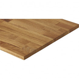 Plateau chêne massif huile 160x80cm épaisseur 22mm