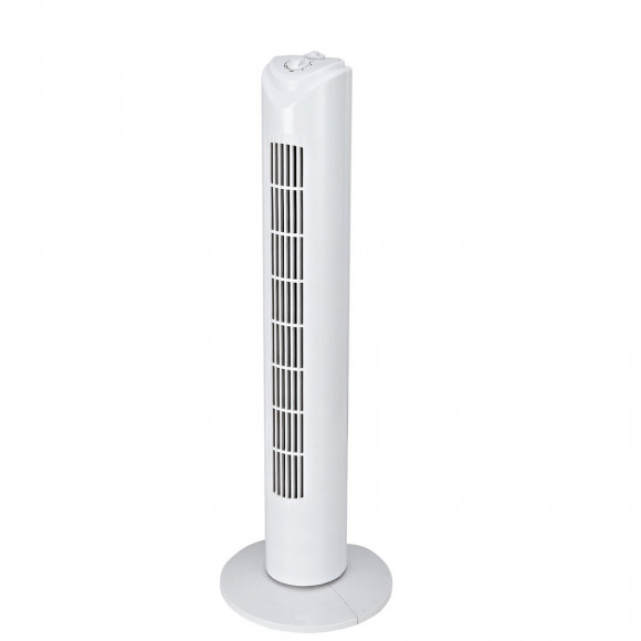 Ventilateur colonne mécanique blanc