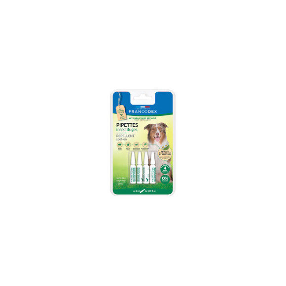 Pipettes insectifuges chien 20-40kg x4