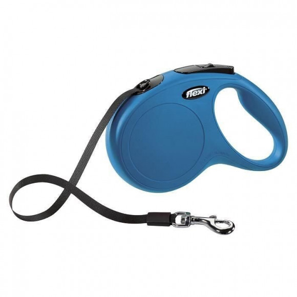 Kerbl Laisse-corde Flexi Classic M - Longueur : 5 M - Poids Max : 25 Kg - Bleu - Pour Chien