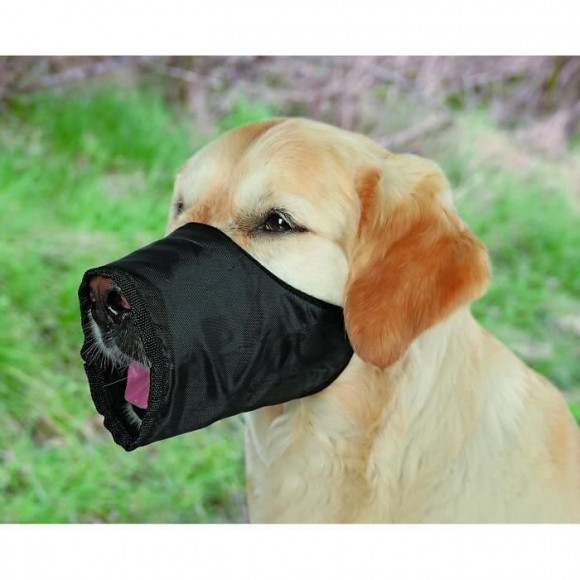 Trixie Museliere Polyester M Noir Pour Chien