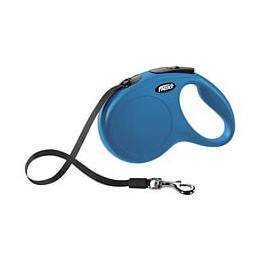 Kerbl Laisse-corde Flexi Classic M - Longueur : 5 M - Poids Max : 25 Kg - Bleu - Pour Chien