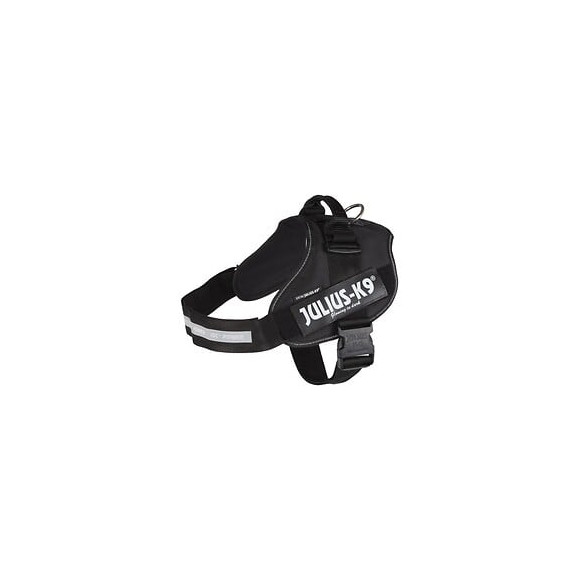 Julius-k9 Harnais Power Idc - 3 - Xl : 82-115 Cm-50 Mm - Noir - Pour Chien