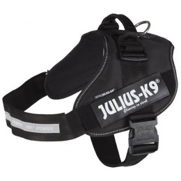 Julius-k9 Harnais Power Idc - 3 - Xl : 82-115 Cm-50 Mm - Noir - Pour Chien