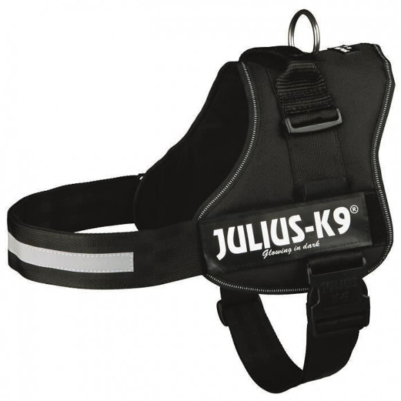 Harnais Power Julius-k9 - 3 - Xl : 82-118 Cm-50 Mm - Noir - Pour Chien