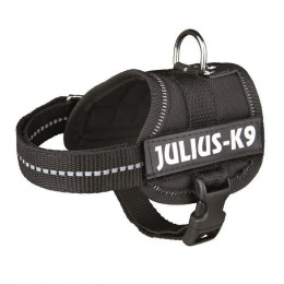 Harnais Power Julius-k9 - Baby 1 - Xs : 30-40 Cm-18 Mm - Noir - Pour Chien