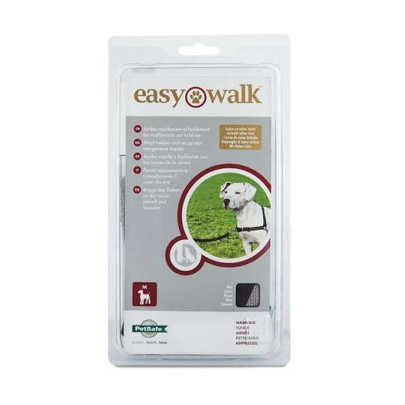 Easy Walk Harnais M - Noir - Pour Chien