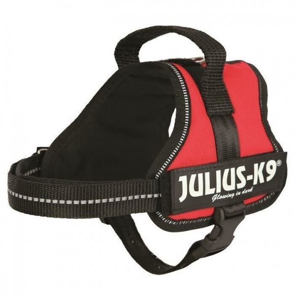 Harnais Power Julius-k9 - Mini-mini - S : 40-53 Cm-22 Mm - Rouge - Pour Chien