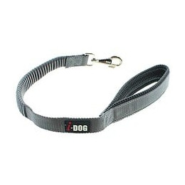 I Dog Laisse Confort - L 60 Cm - Noir Et Gris - Pour Chien