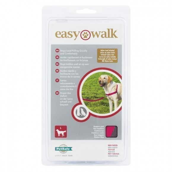 Easy Walk Harnais L - Framboise - Pour Chien