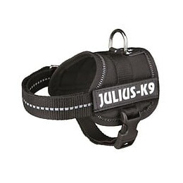 Harnais Power Julius-k9 - Baby 1 - Xs : 30-40 Cm-18 Mm - Noir - Pour Chien