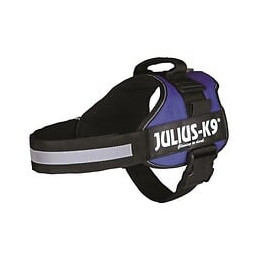 Harnais Power Julius-k9 - 1 - L : 66-85 Cm-50 Mm - Bleu - Pour Chien