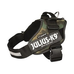 Julius K9 Harnais Power Idc 1-l : 63-85 Cm - 50 Mm - Camouflage - Pour Chien