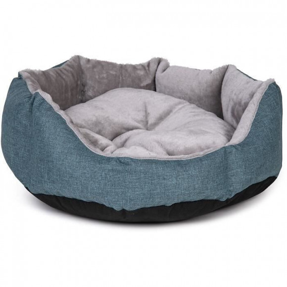 Vadigran Panier Rond Ares - 52 Cm - Turquoise - Pour Chien
