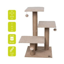 Ebi Natural Park 45 X 45 X 75 Cm - 7 Kg - Rose - Pour Chat